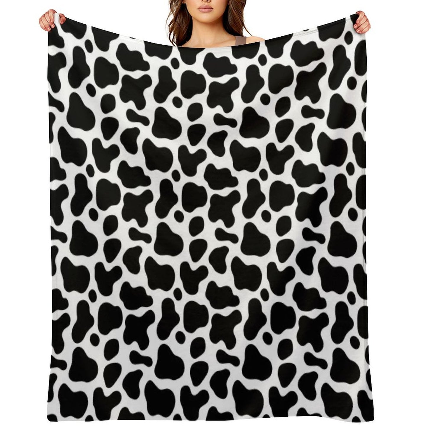 COW PRINT PATTERN Throw Blanket