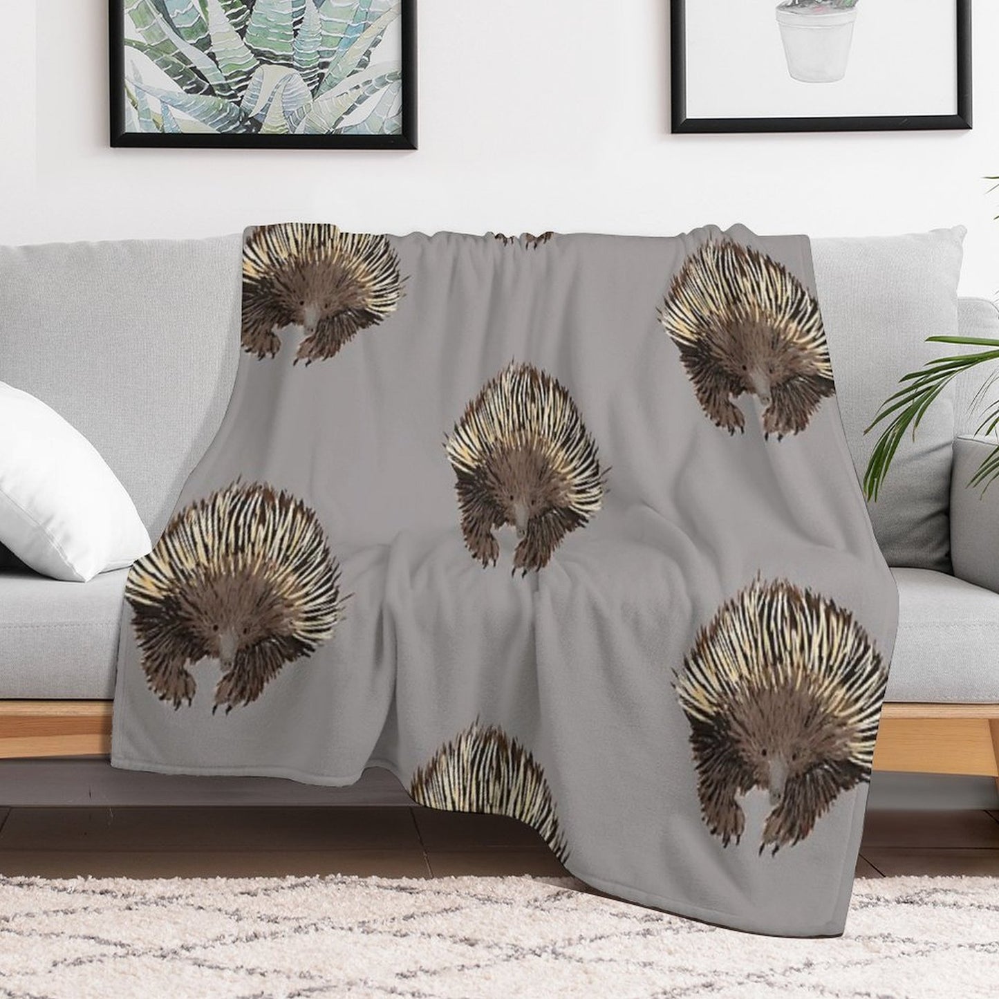 Echidna Throw Blanket