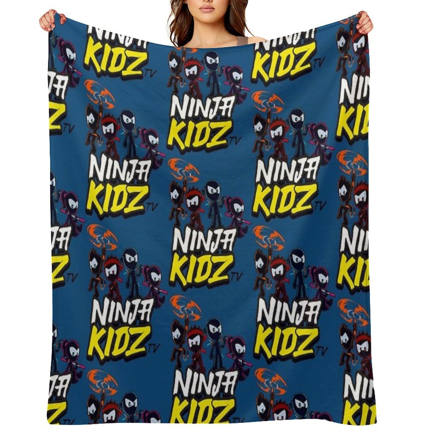Ninja Kidz Throw Blanket