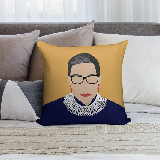 Ruth Bader Ginsburg Soft Ultra-Soft Texture Throw Pillow