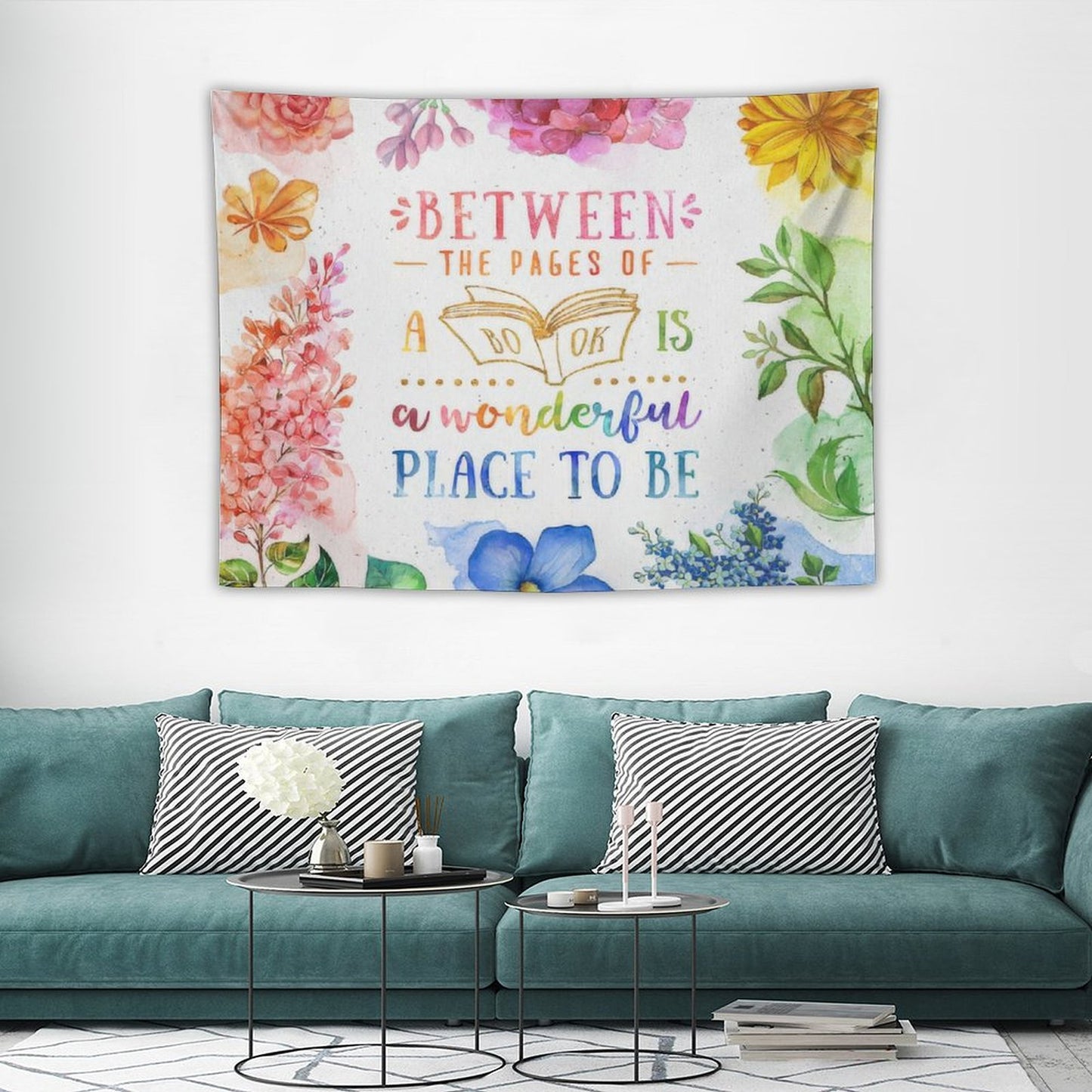 Between The Pages Tapestry