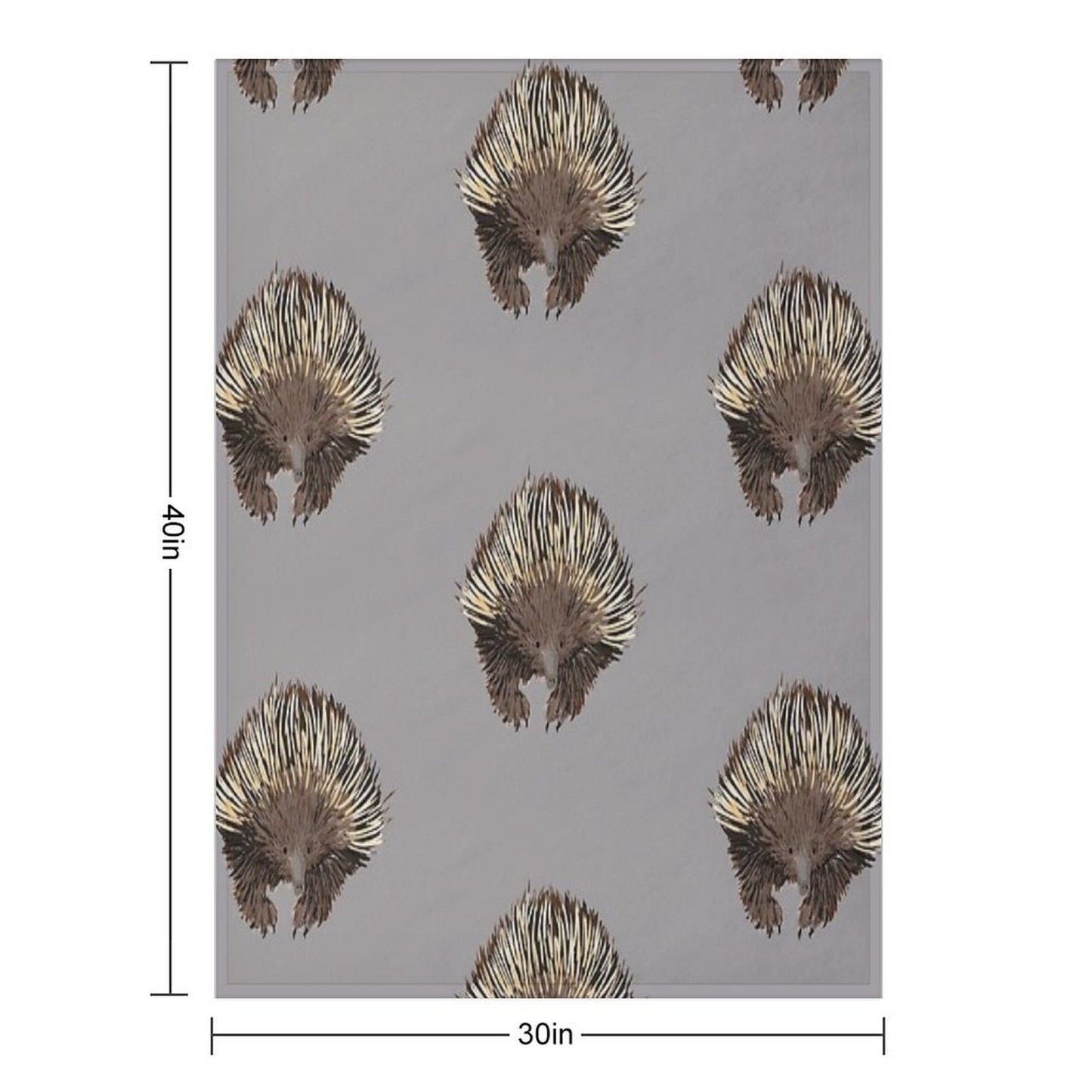Echidna Throw Blanket