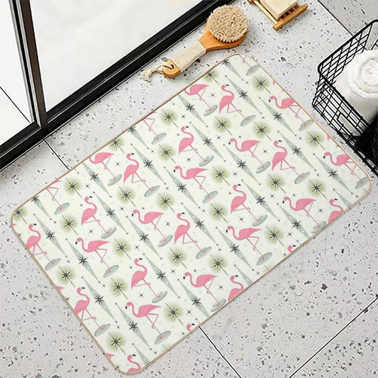 Atomic Flamingo Oasis Bath Mat
