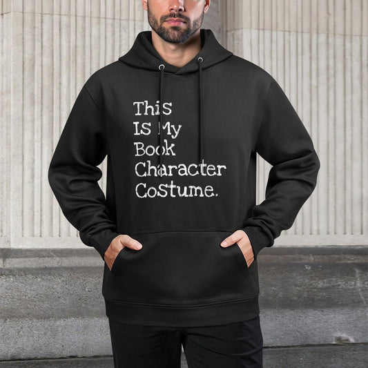 This Is My Book Character Costume Funny Halloween Layering Staple Hoodie