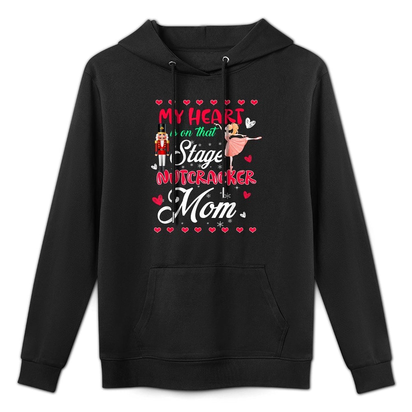 Nutcracker Mom Love Ballet Dance Mom Christmas Gifts Colorfast Hoodie