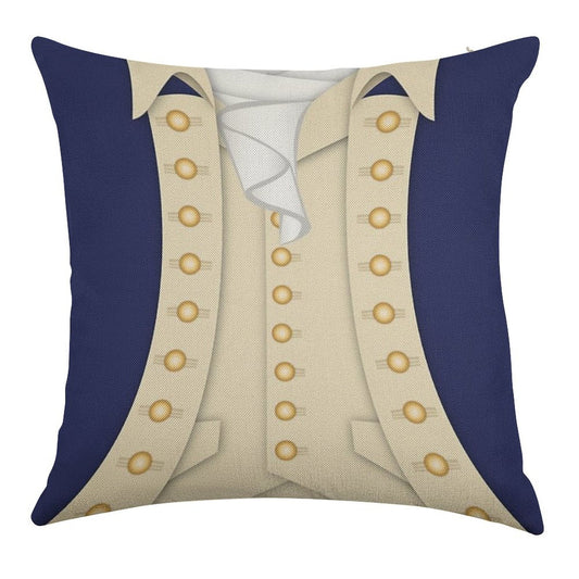 Alexander Hamilton Linen Throw Pillow Cover