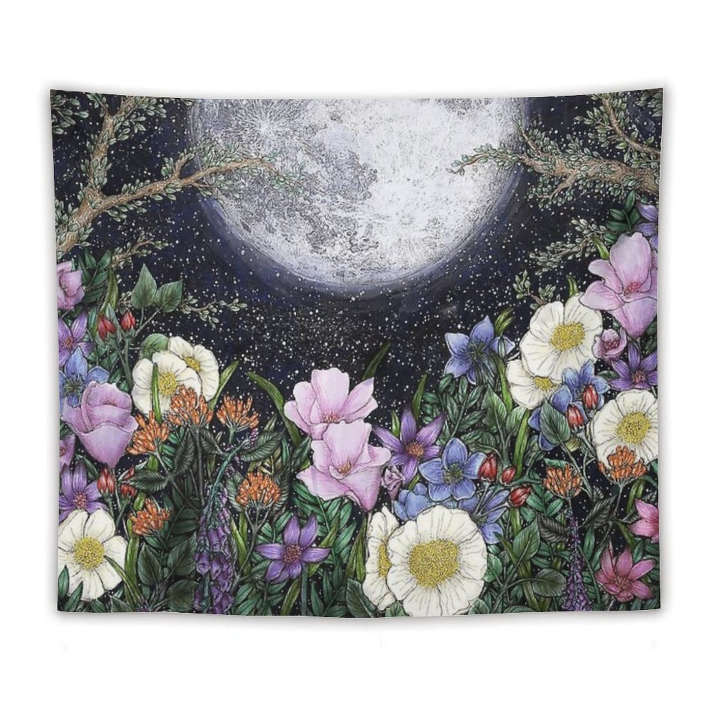 Midnight in The Garden II Tapestry