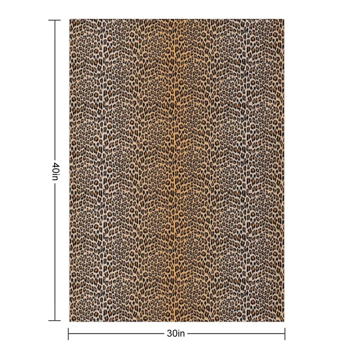 Trendy Leopard Print Aesthetic – Wild Animal Pattern Design Throw Blanket