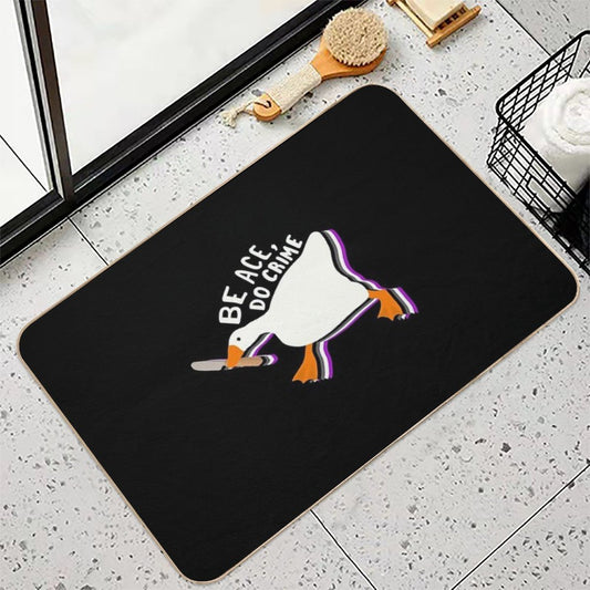 Be Ace Do Crime Goose Bath Mat
