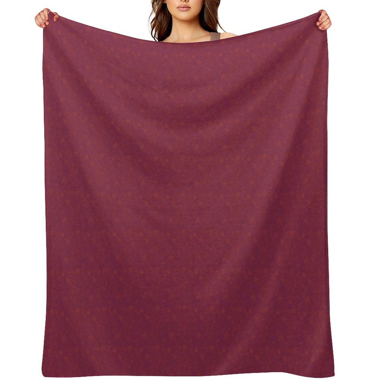 Floral Artwork Throw Blanket