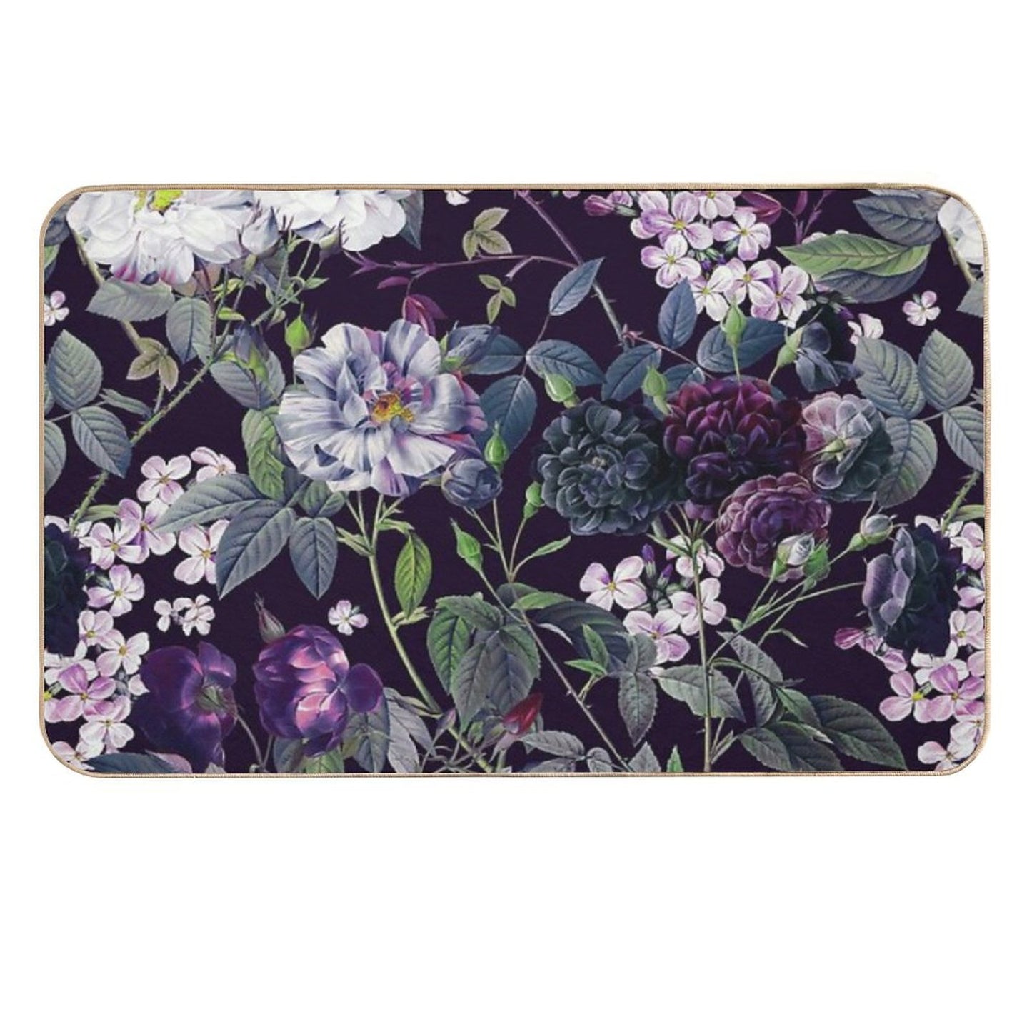 Rose Garden - Night II High-Traffic Bath Mat