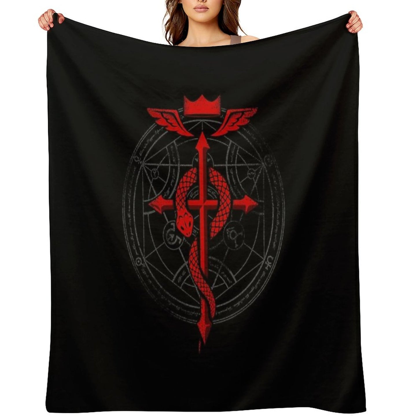 Alchemist Flamel Throw Blanket