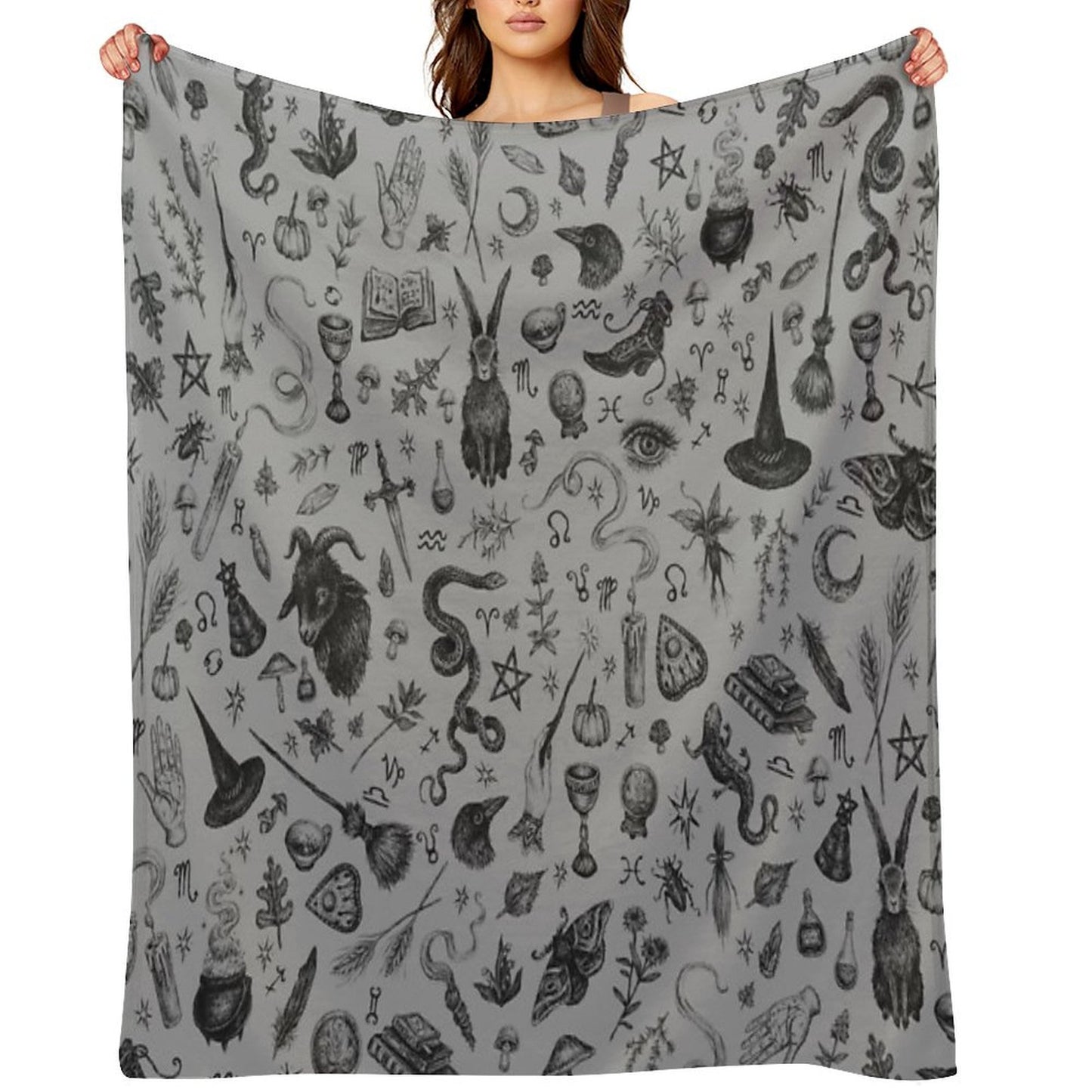 Salem Witch Throw Blanket