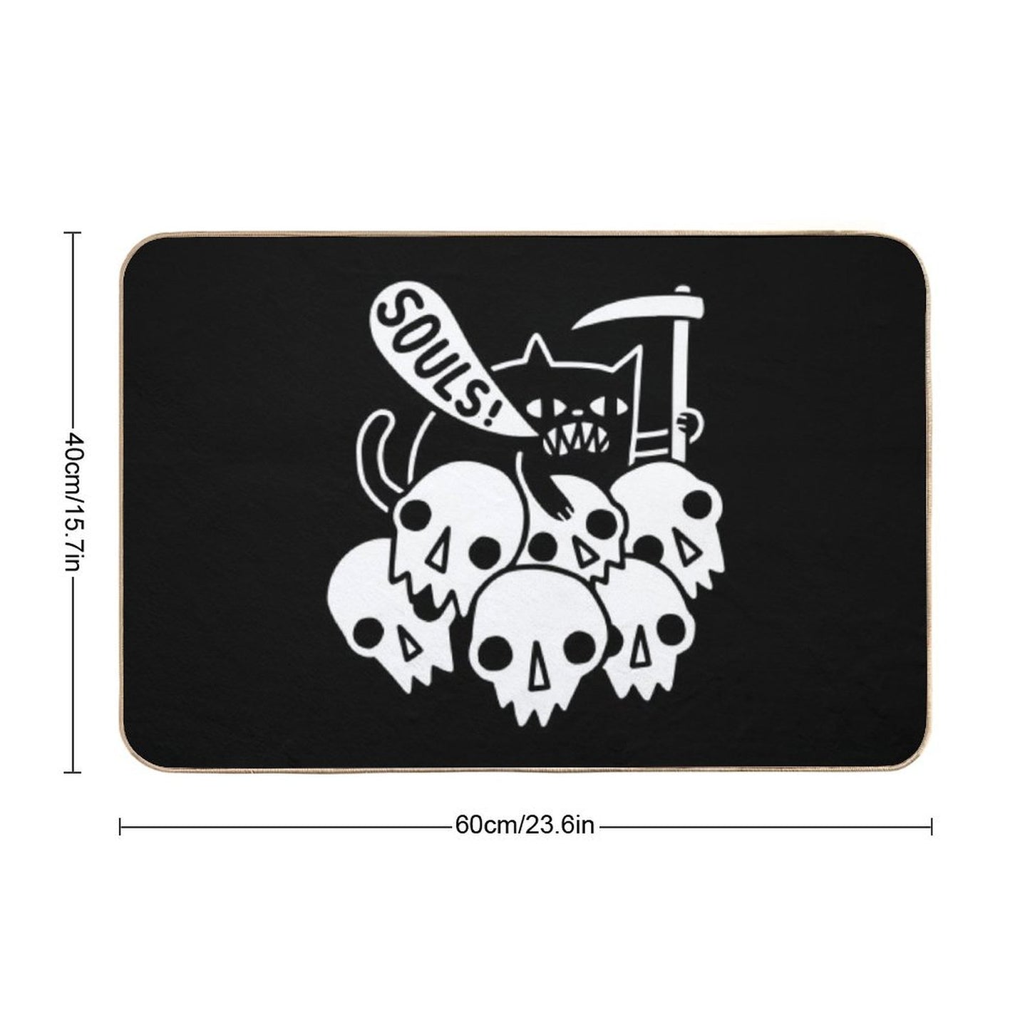 Cat Got Your Soul Bath Mat