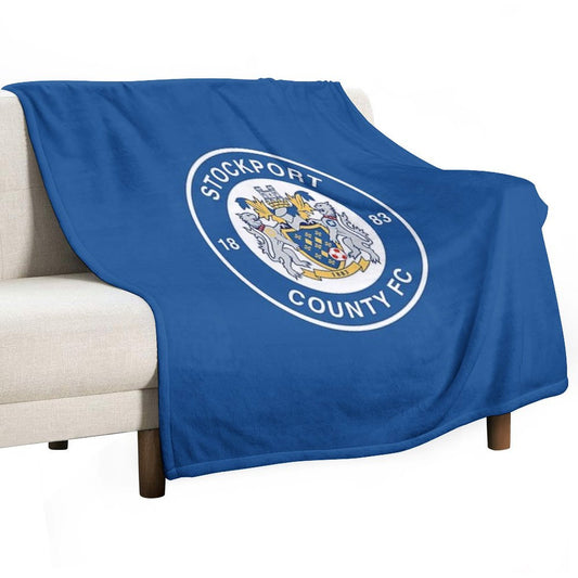 STOCKPORT COUNTY FC Throw Blanket
