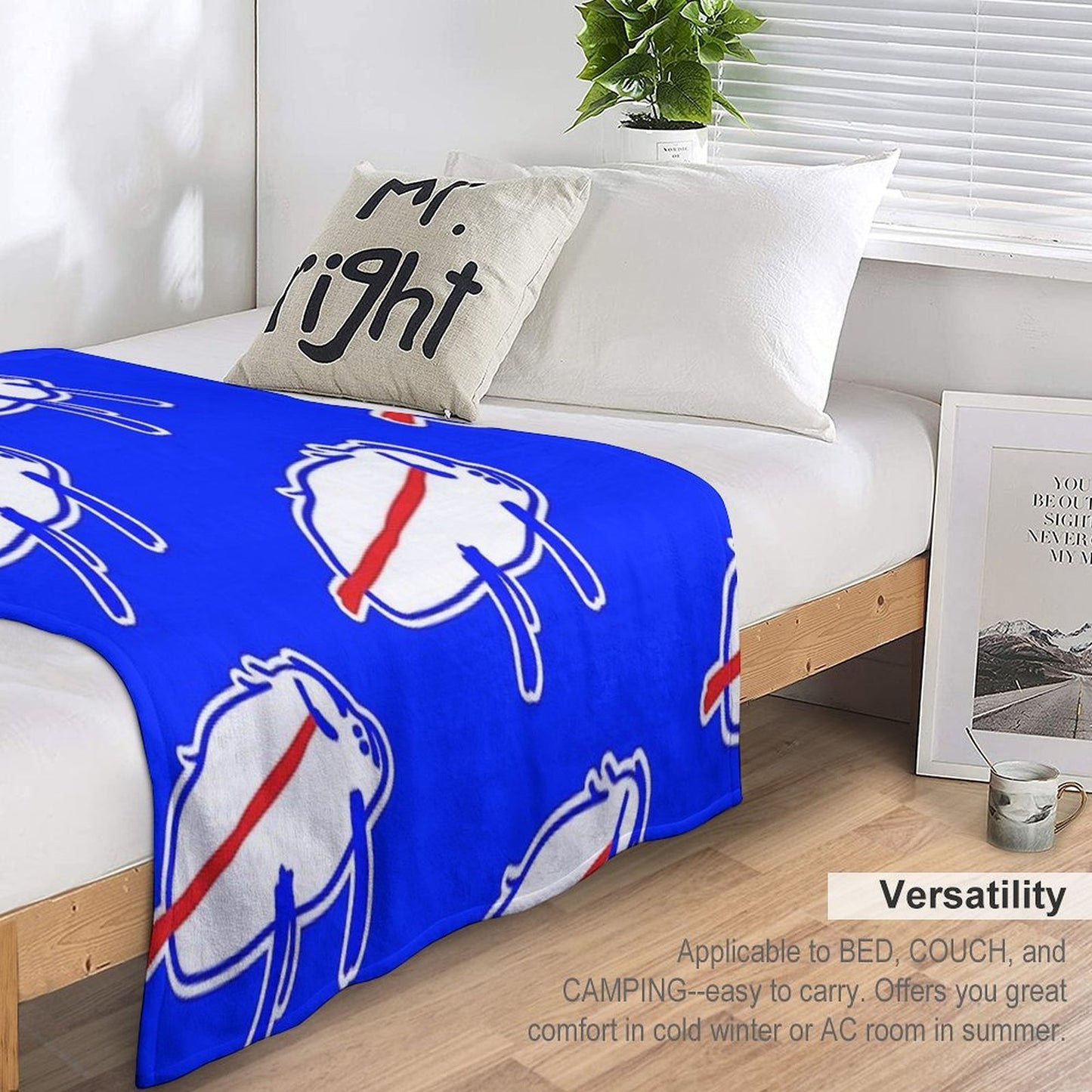 Josh Allen Drawing Throw Blanket