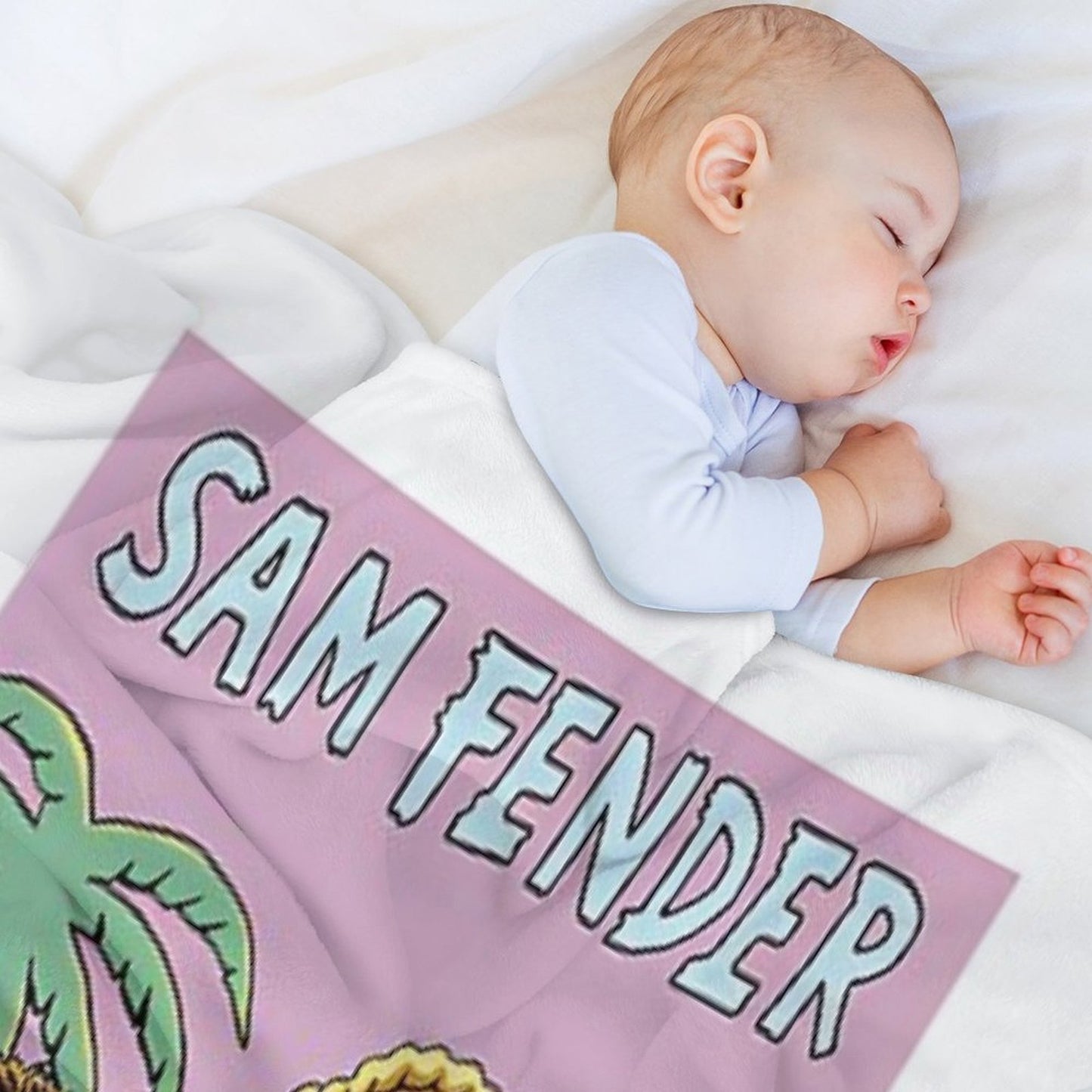 Sam Fender Merch Throw Blanket