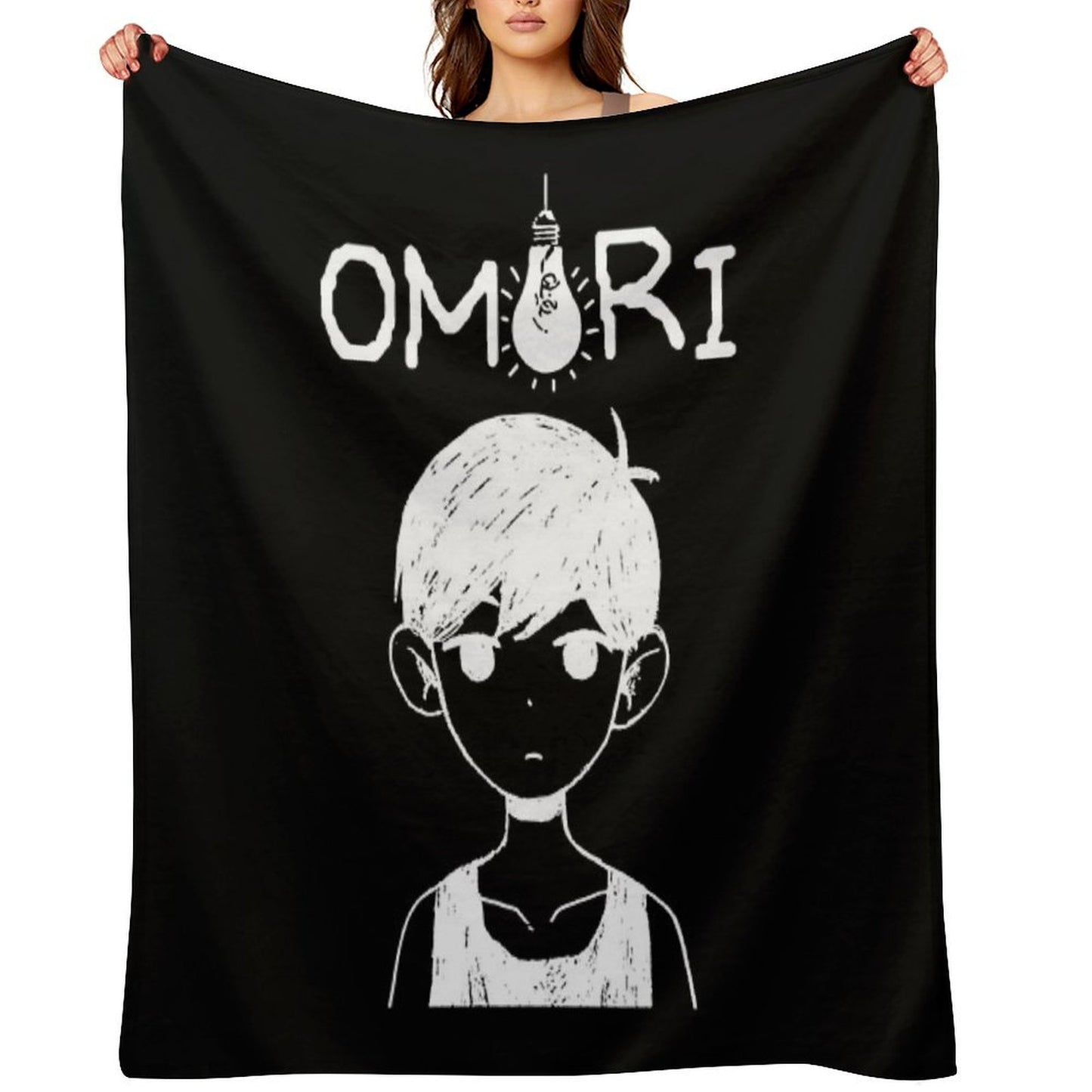 Omori Merch Omori Throw Blanket