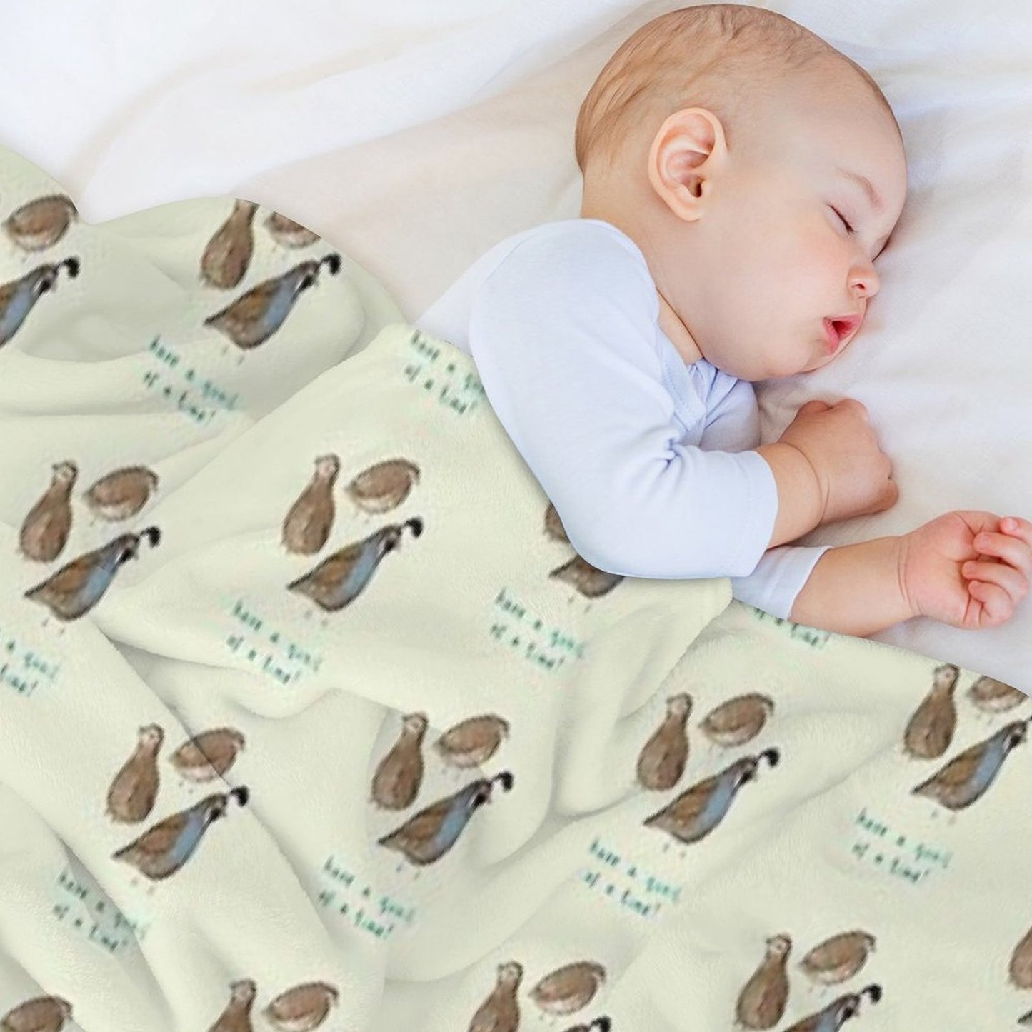 Quial of A Time Throw Blanket