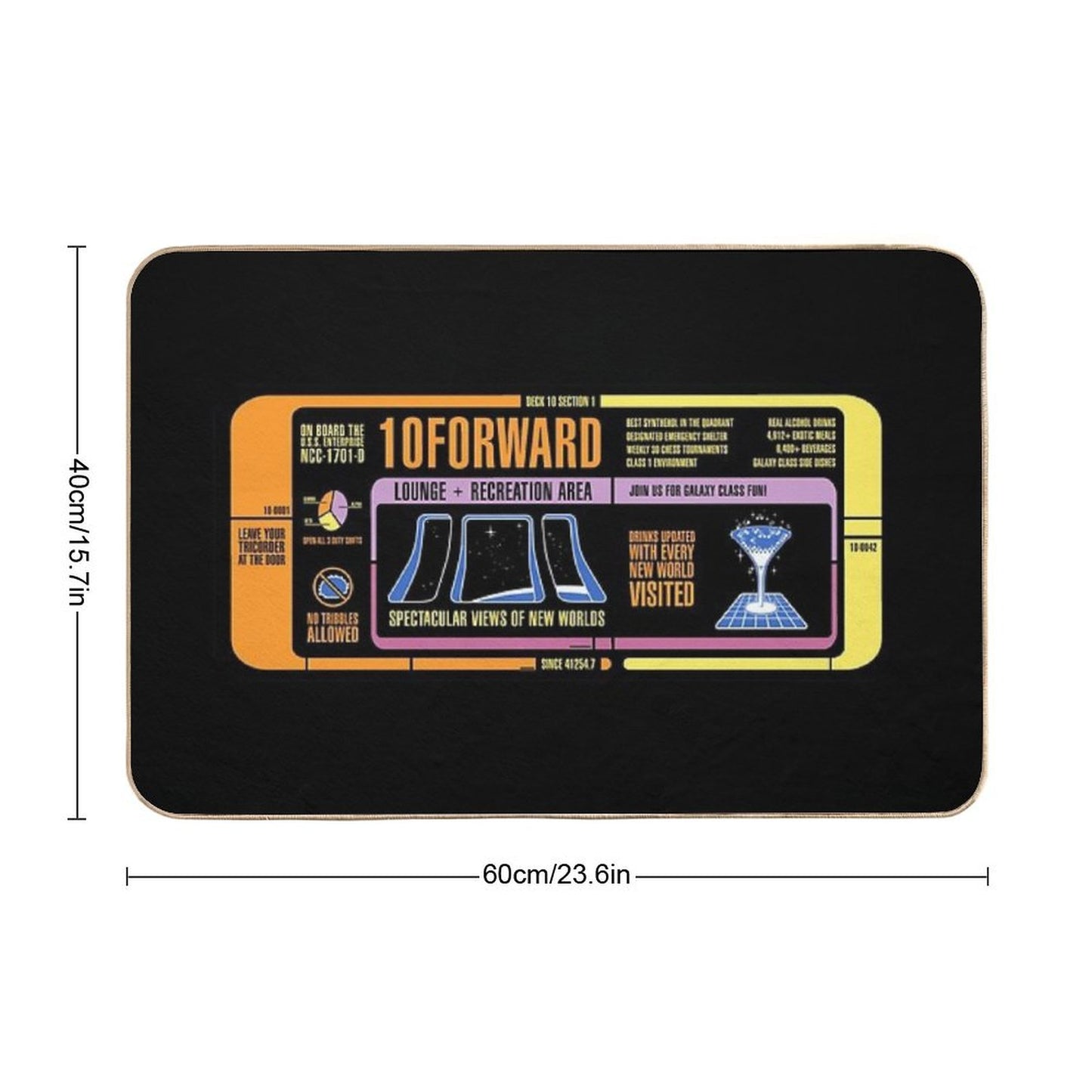 10FORWARD Bath Mat