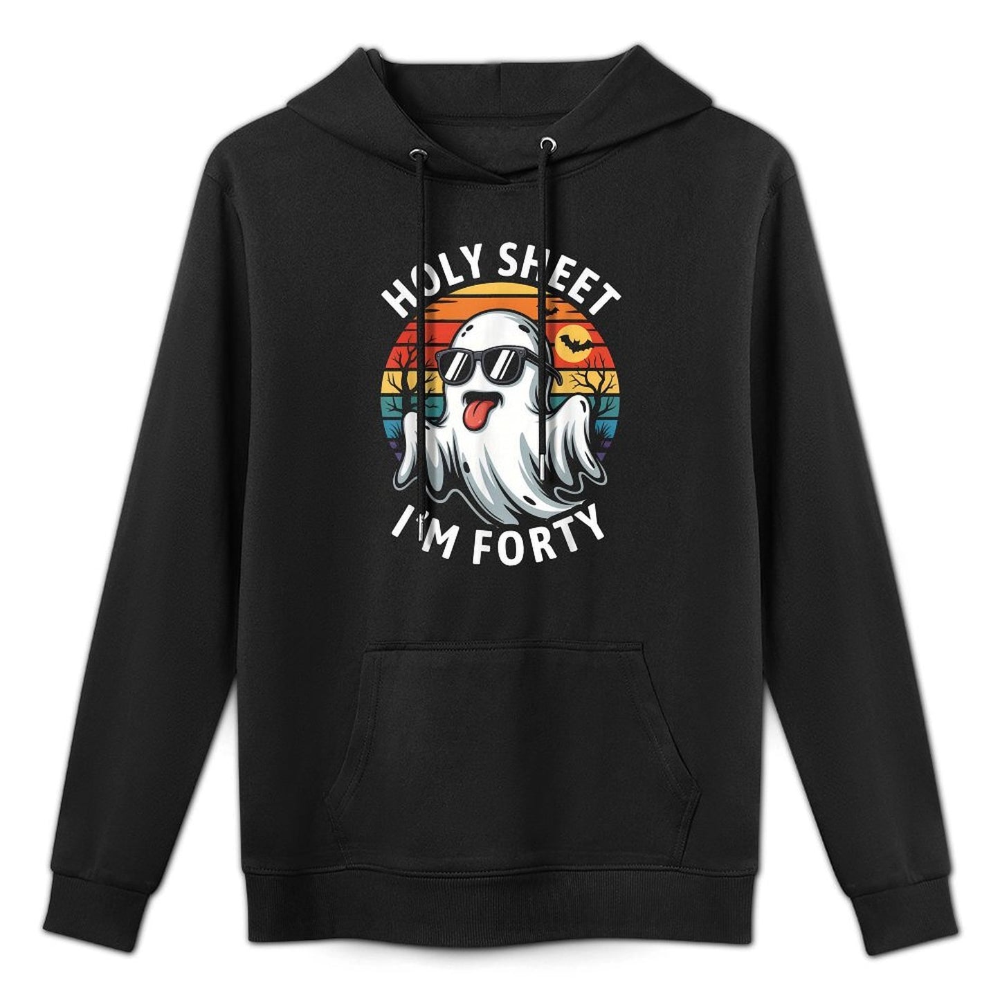 Birthday Halloween 40th Ghost Holy Sheet Im Forty Layering Staple Hoodie
