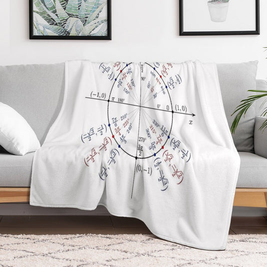 Unit Circle Throw Blanket