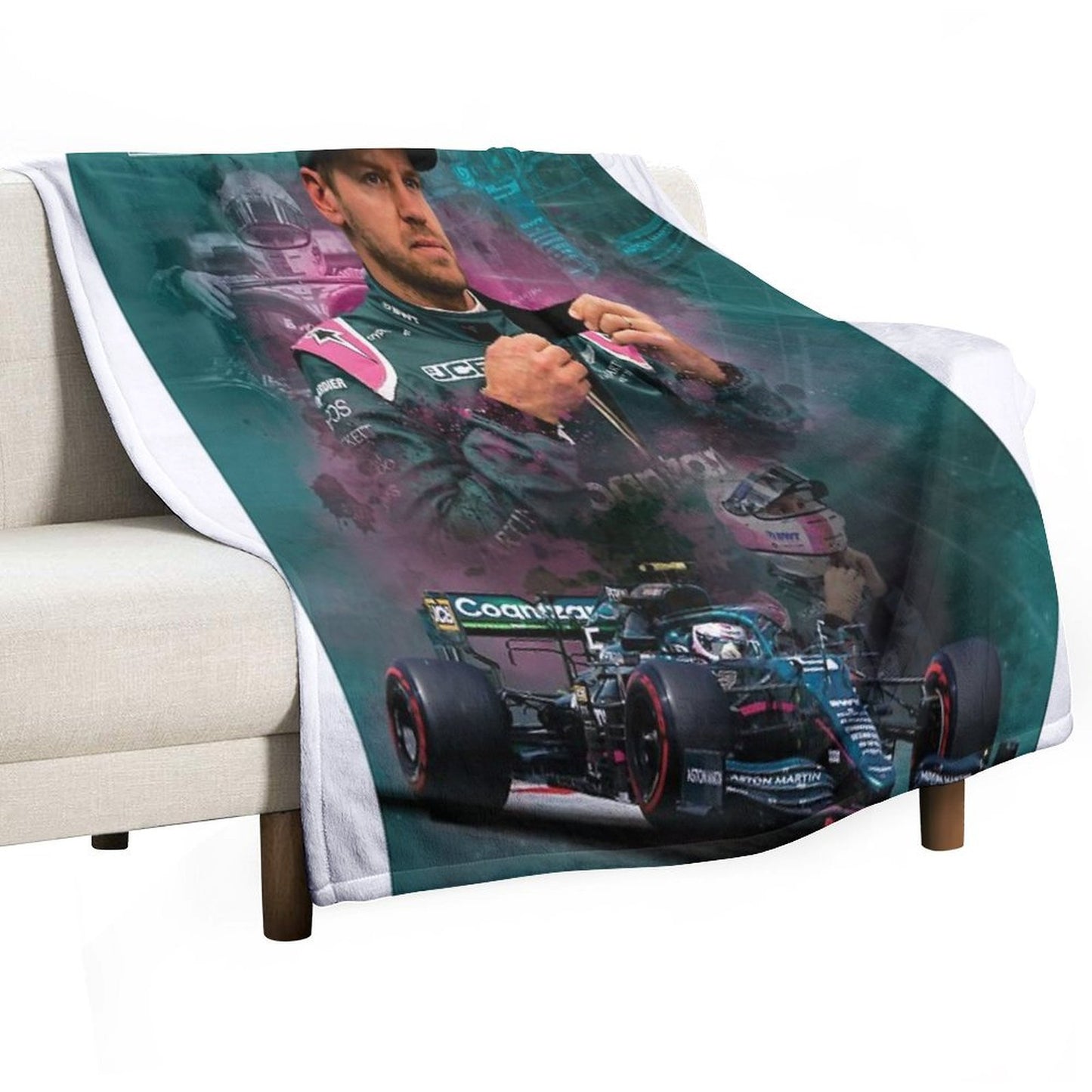 Sebastian Vettel Throw Blanket