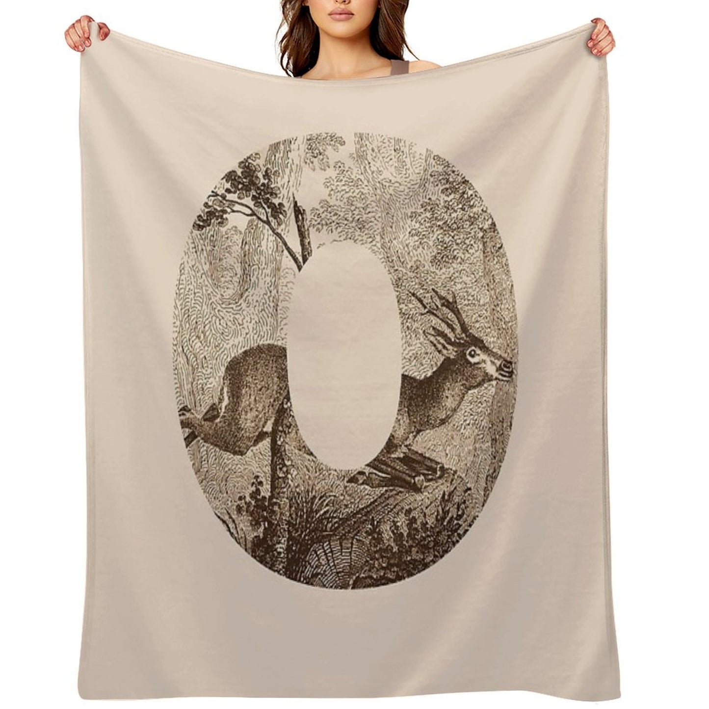 O Deer Throw Blanket