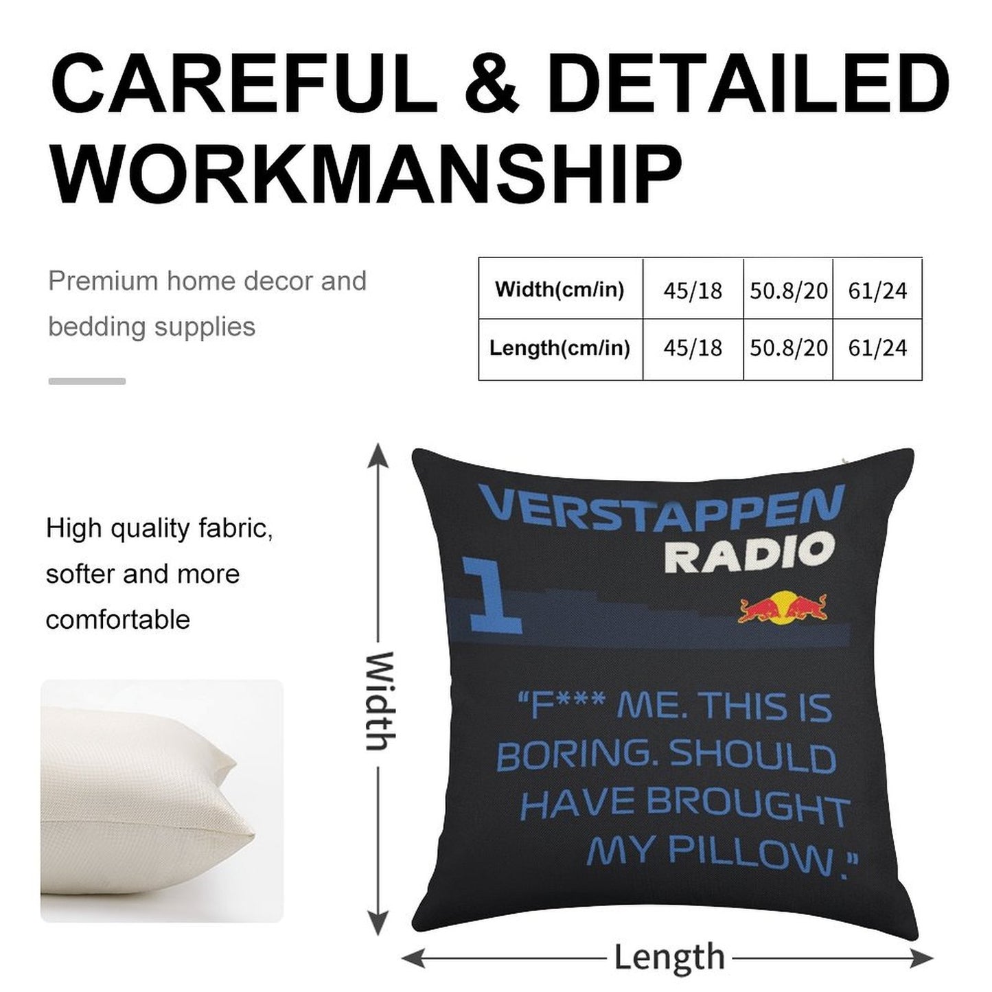 Should Have Brought My Pillow Linen Throw Pillow Cover
