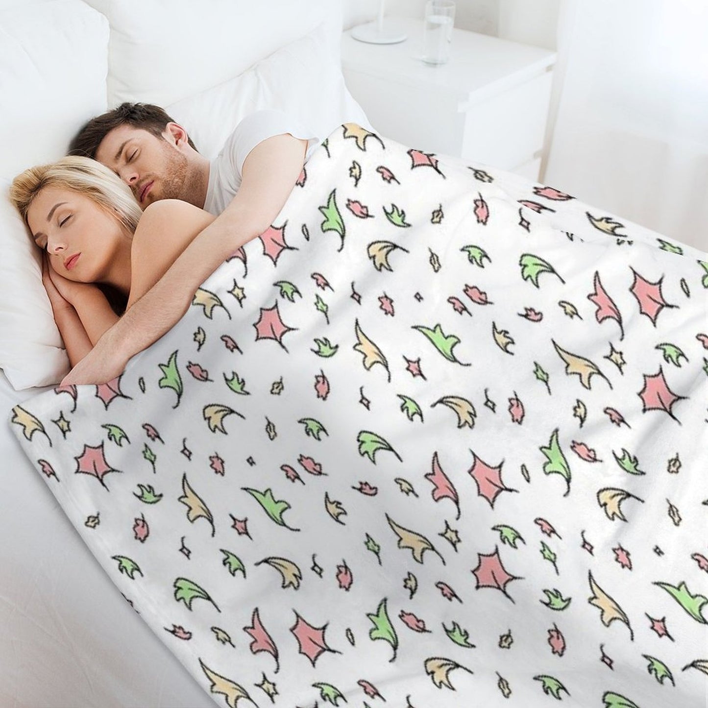 Heartstopper Leaves Throw Blanket