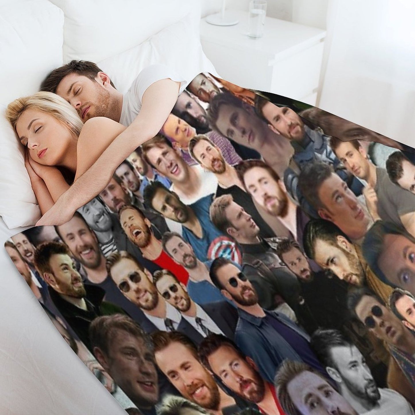 Chris Evans Throw Blanket