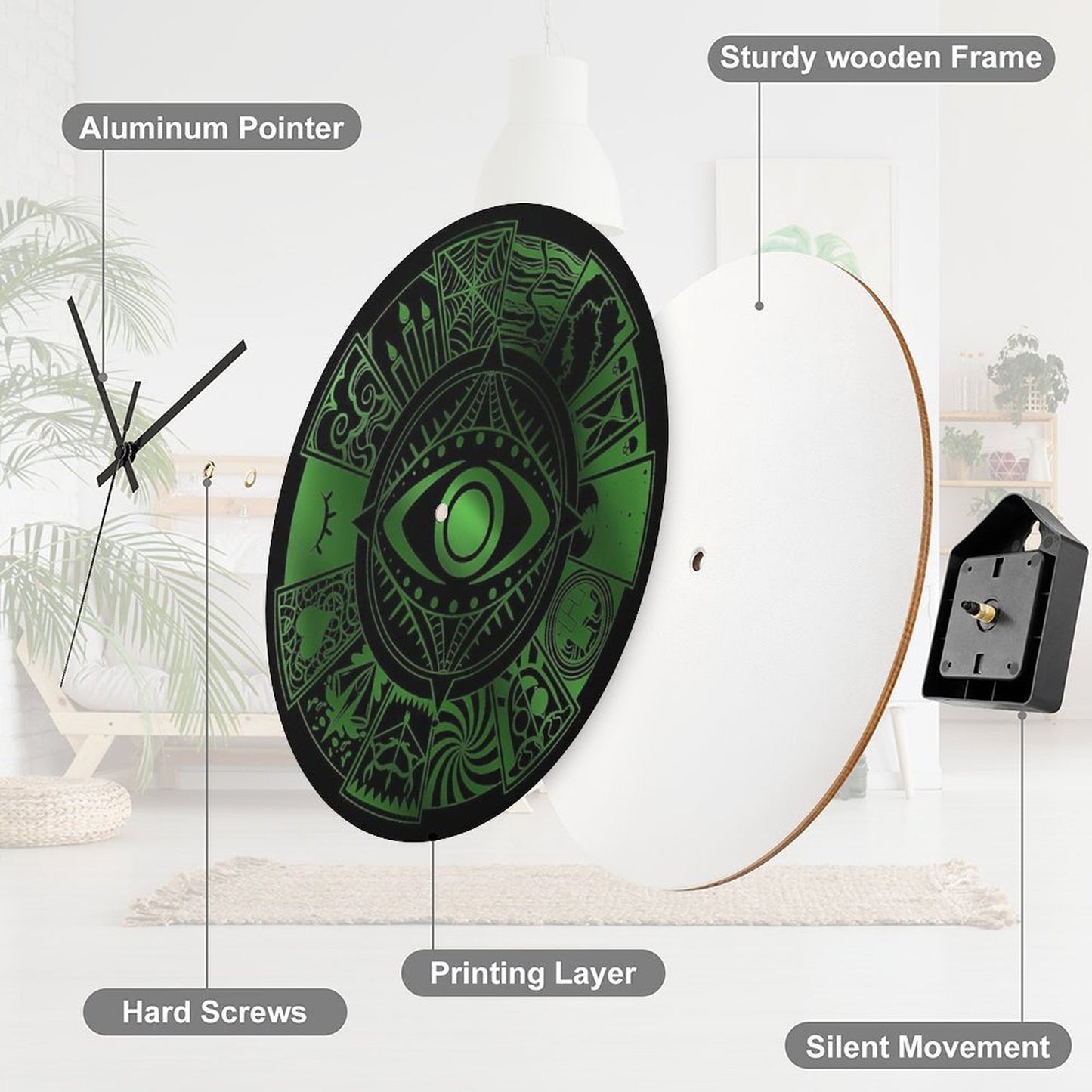 15 Fears Wheel Wall Clock