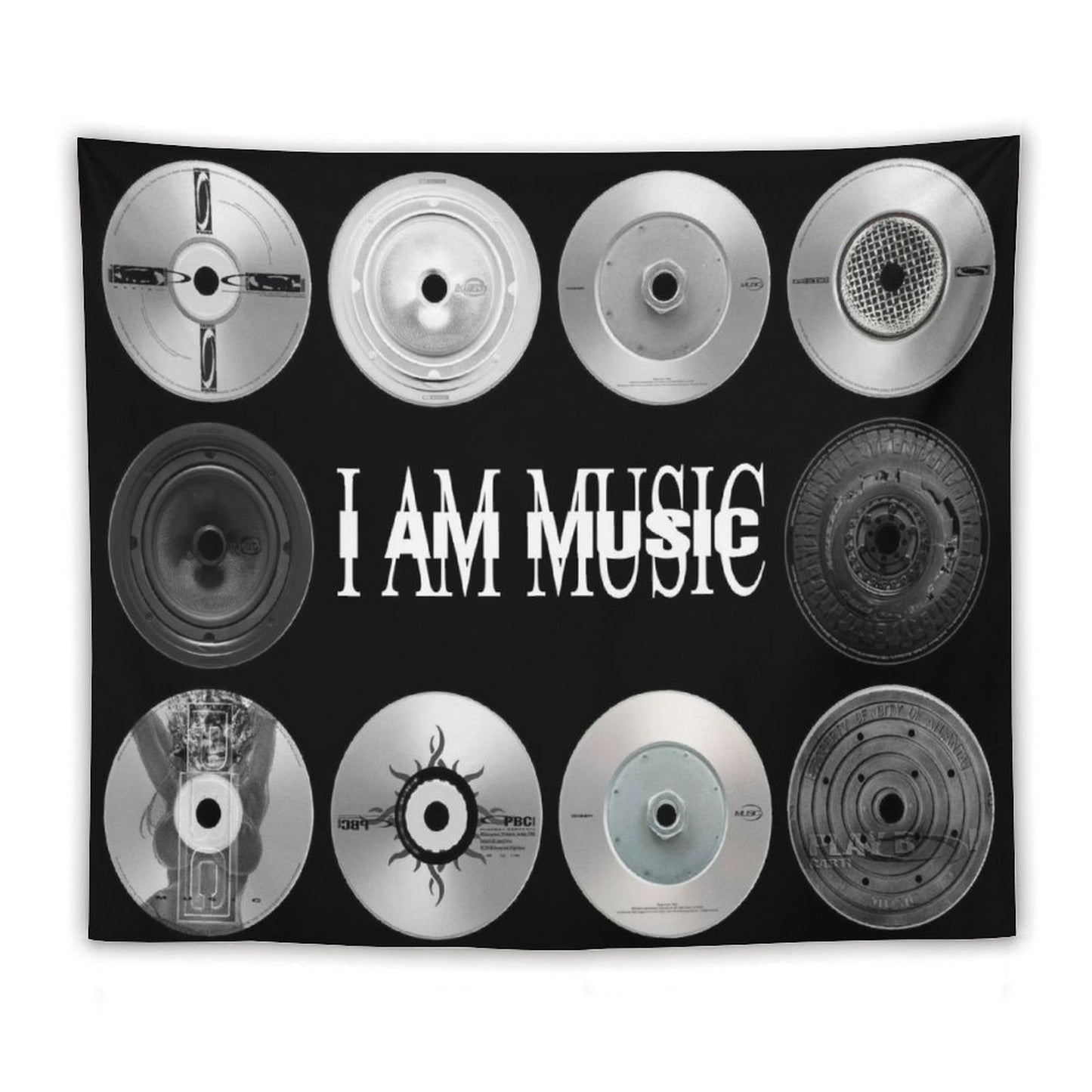 I AM MUSIC Vinyl Tapestry