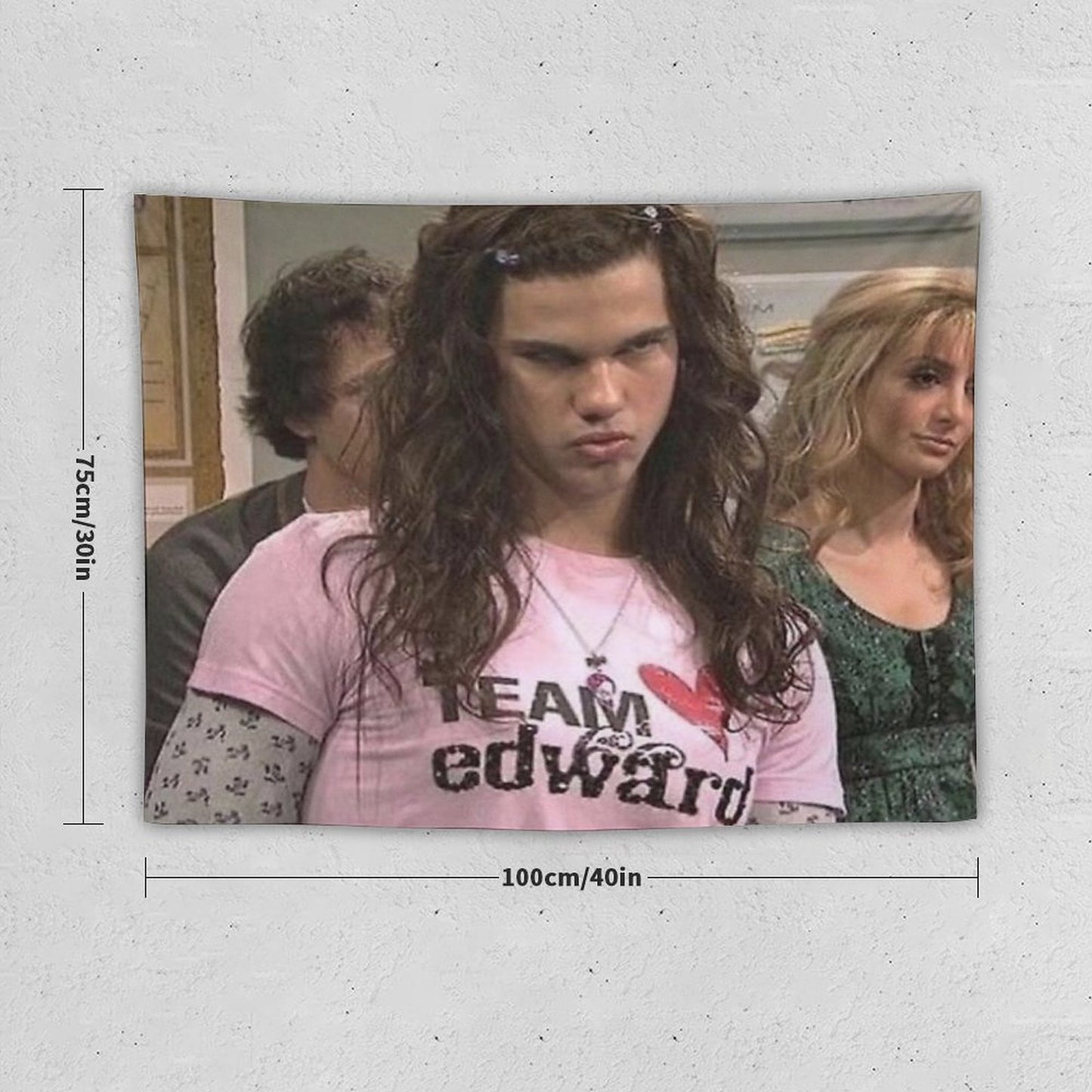 Team Edward-- Jacob Tapestry