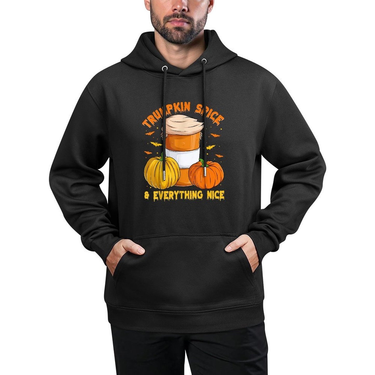 Trumpkin Spice Everything Nice, Halloween Trump Pumpkin Layering Staple Hoodie