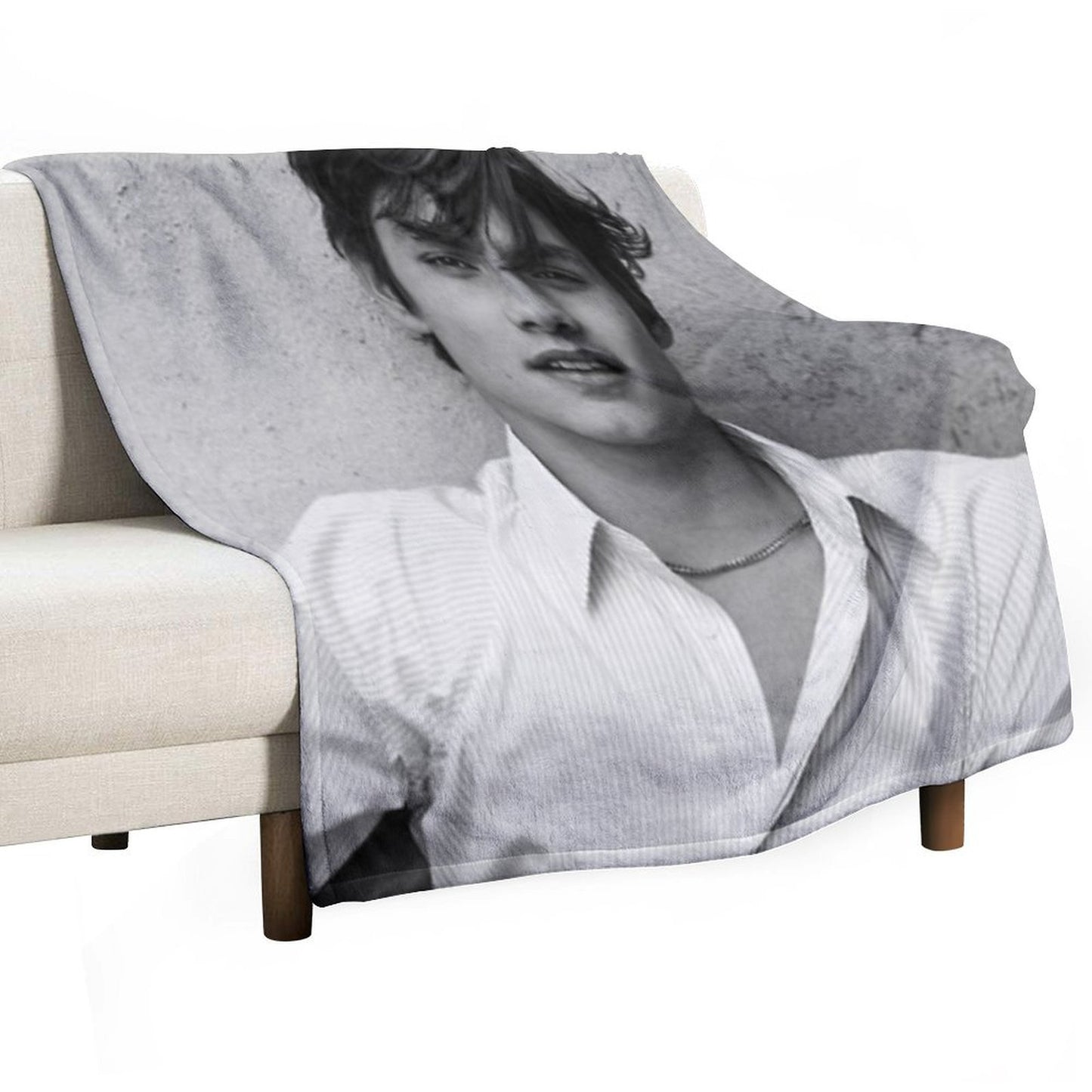Louis Partridge Throw Blanket