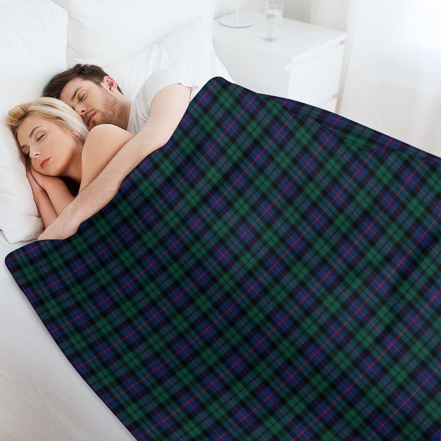 Clan Morrison Tartan Throw Blanket