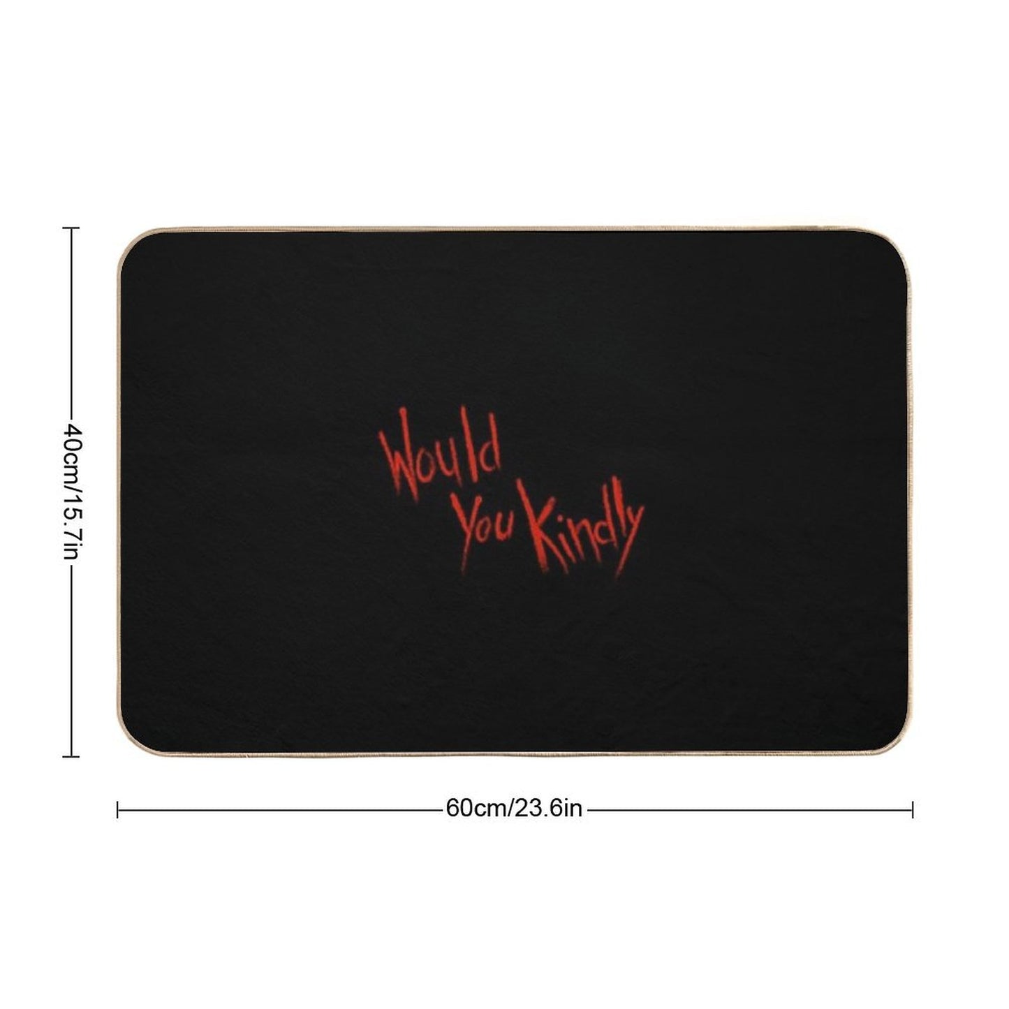 Would You Kindly Bath Mat