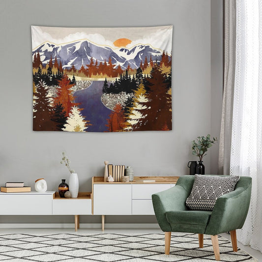 Autumn River Tapestry