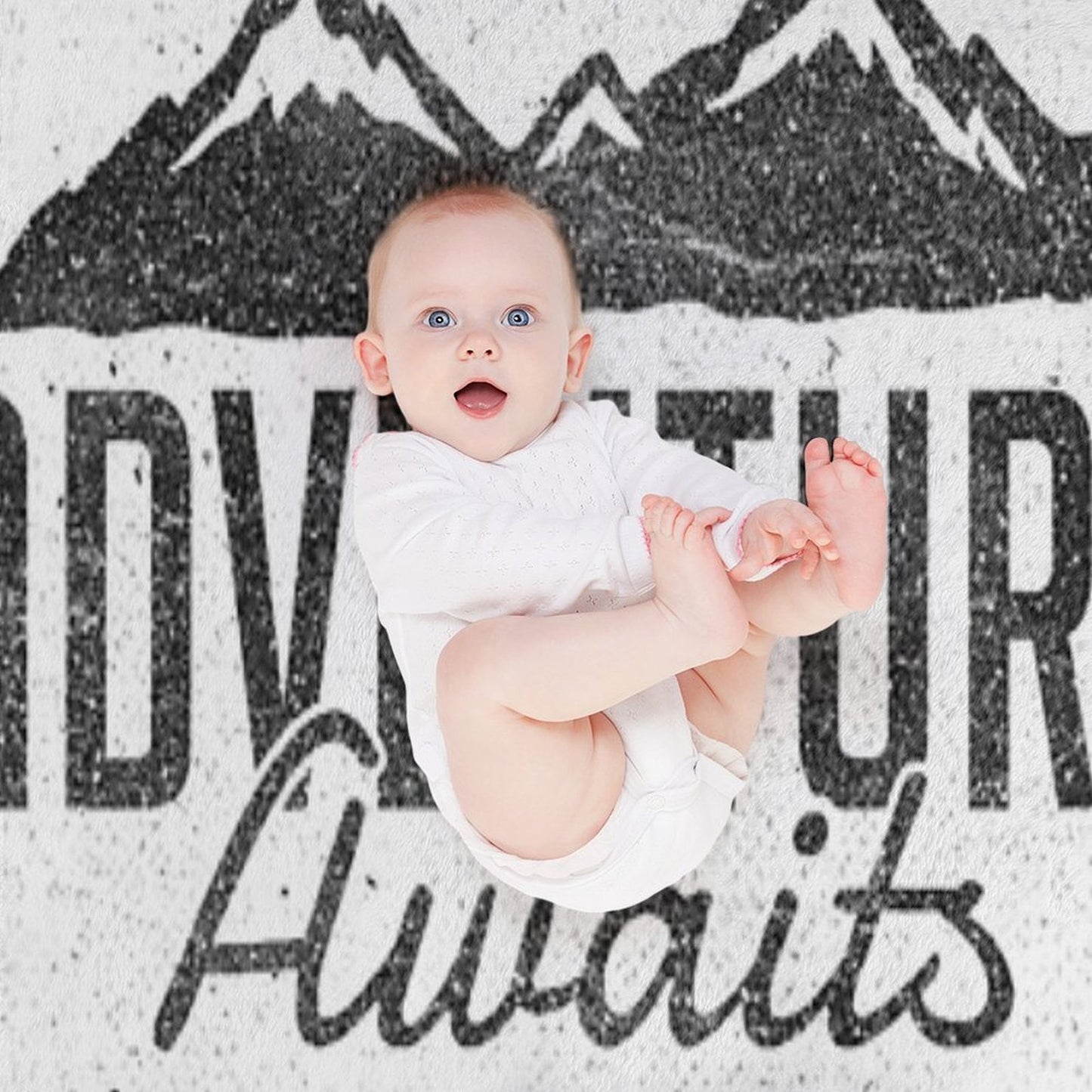 ADVENTURE AWAITS Throw Blanket