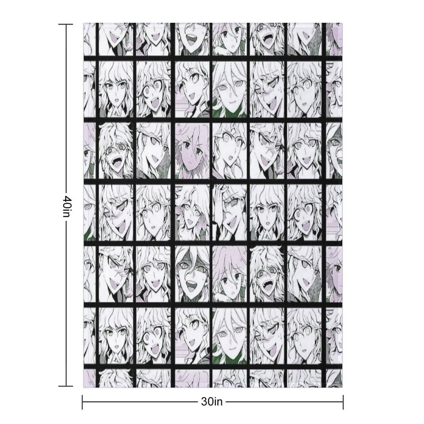 Nagito Manga Collection (Colored) Throw Blanket