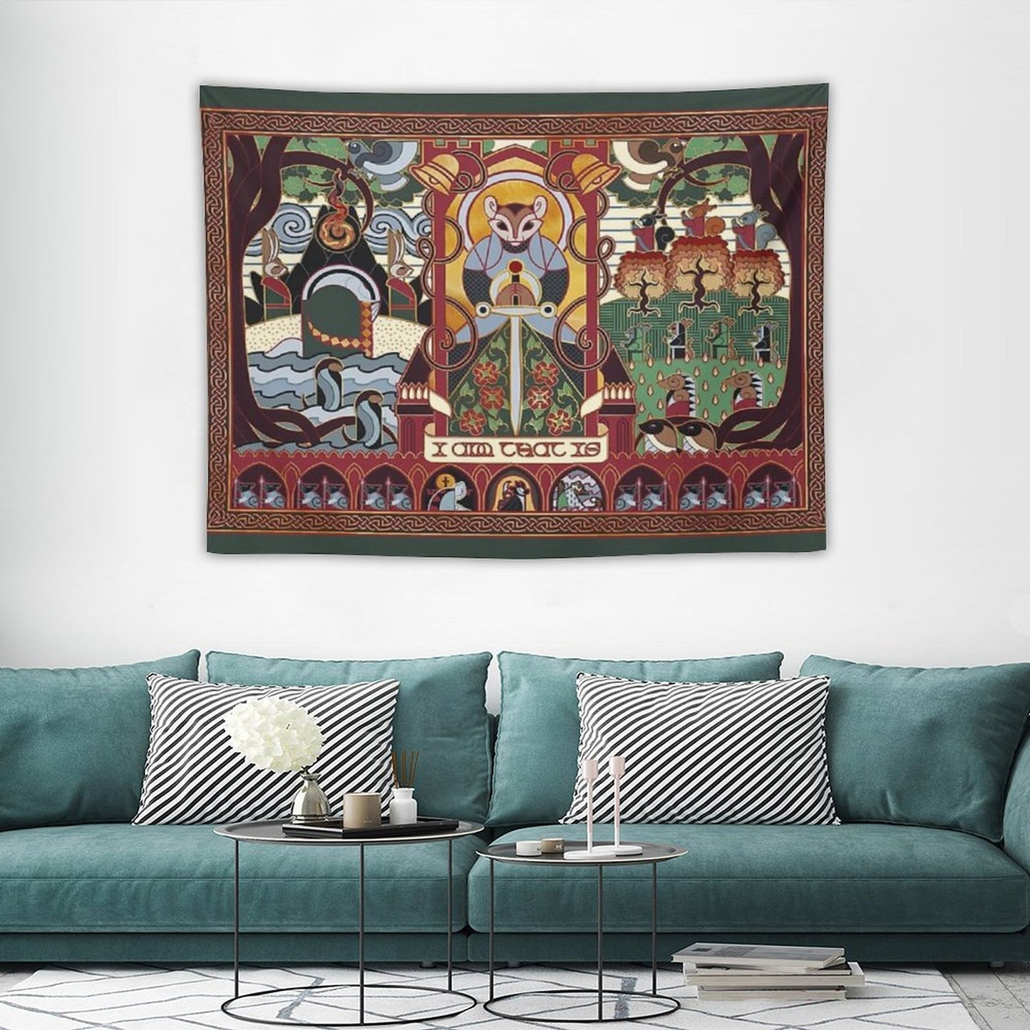 Redwall Tapestry - Martin The Warrior - I AM THAT IS Tapestry
