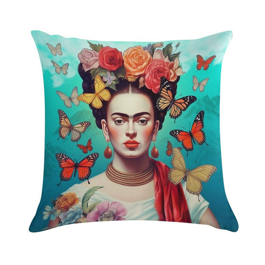 Frida Kahlo 4 Soft Washable Throw Pillow