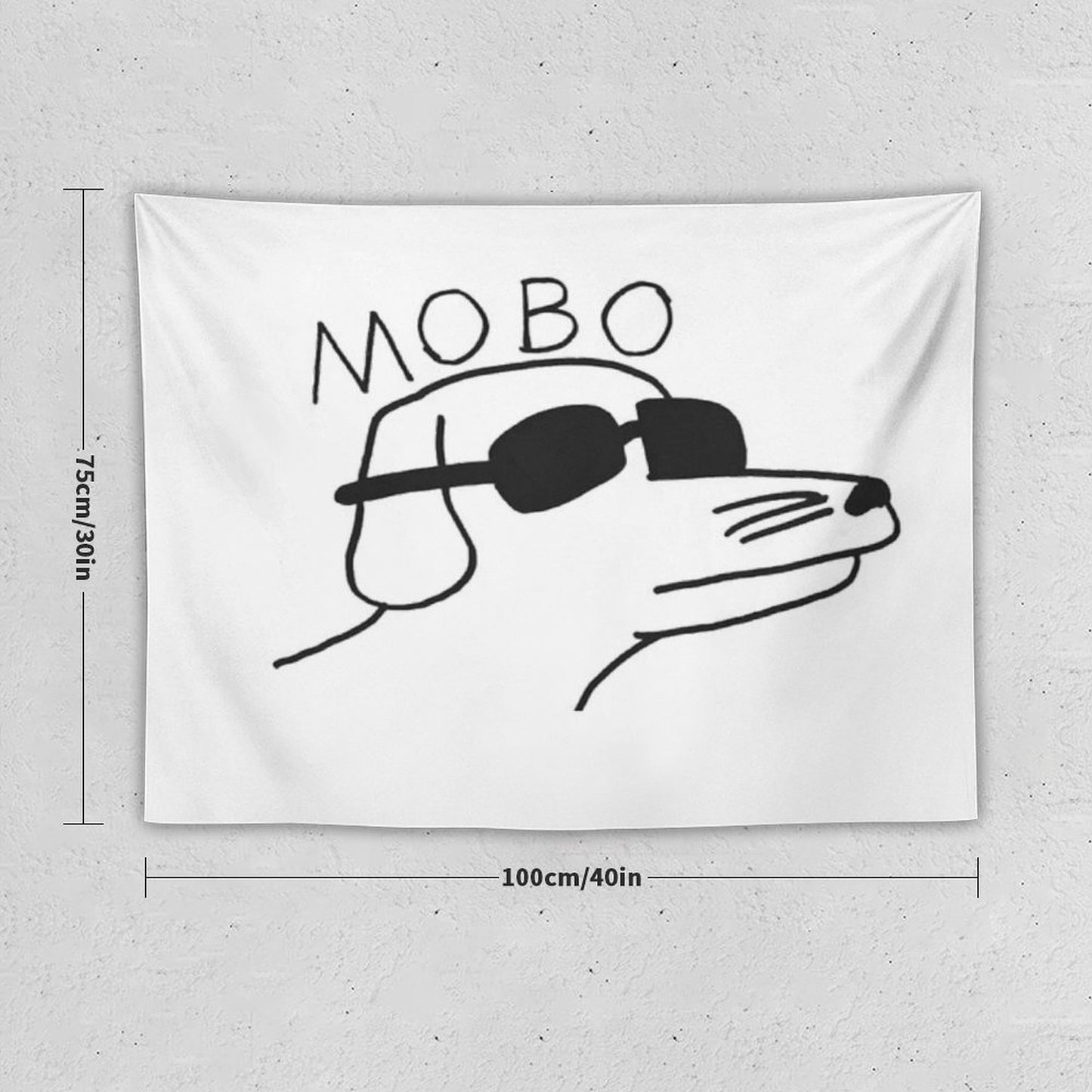 Modern Baseball Flag Tapestry
