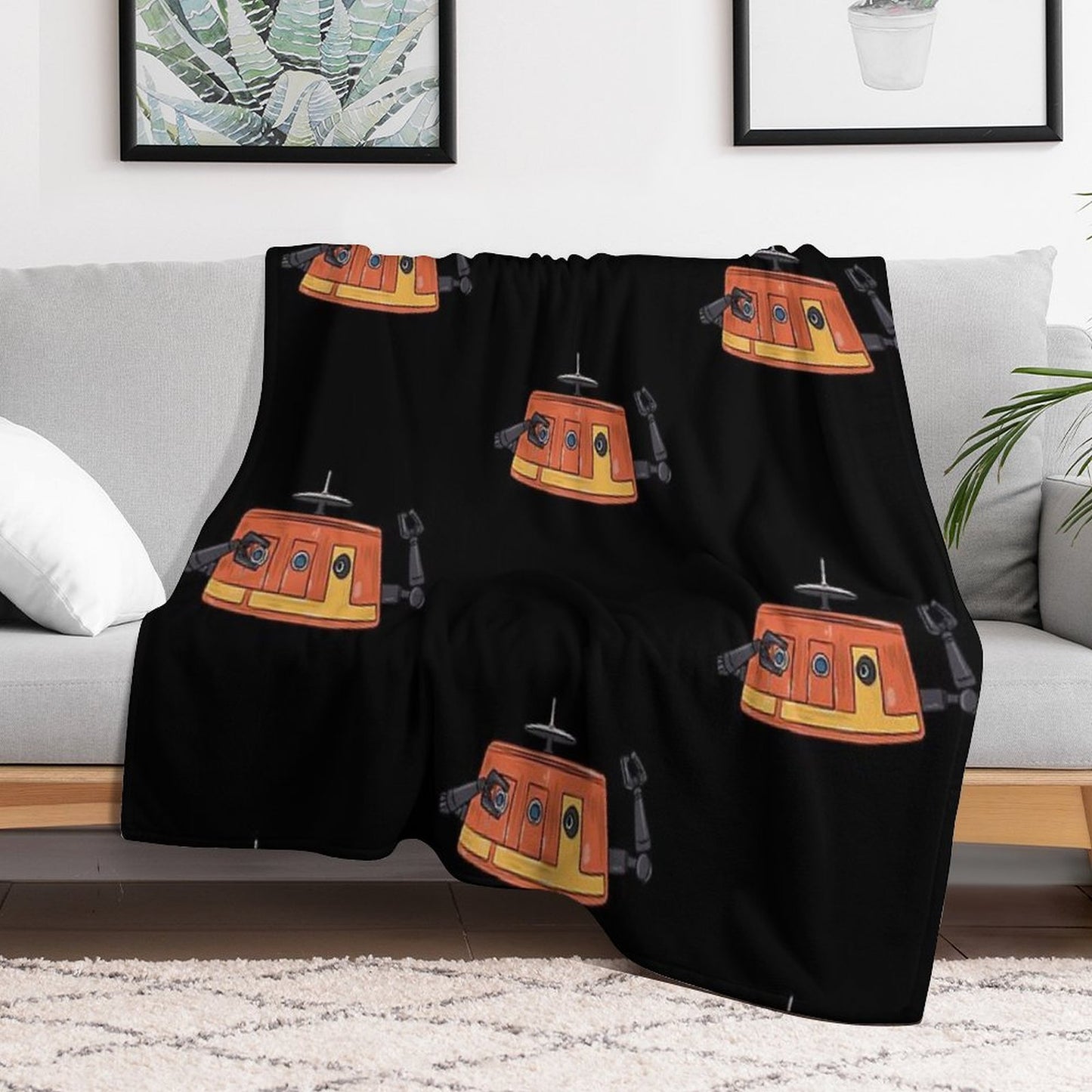 Chopper Throw Blanket