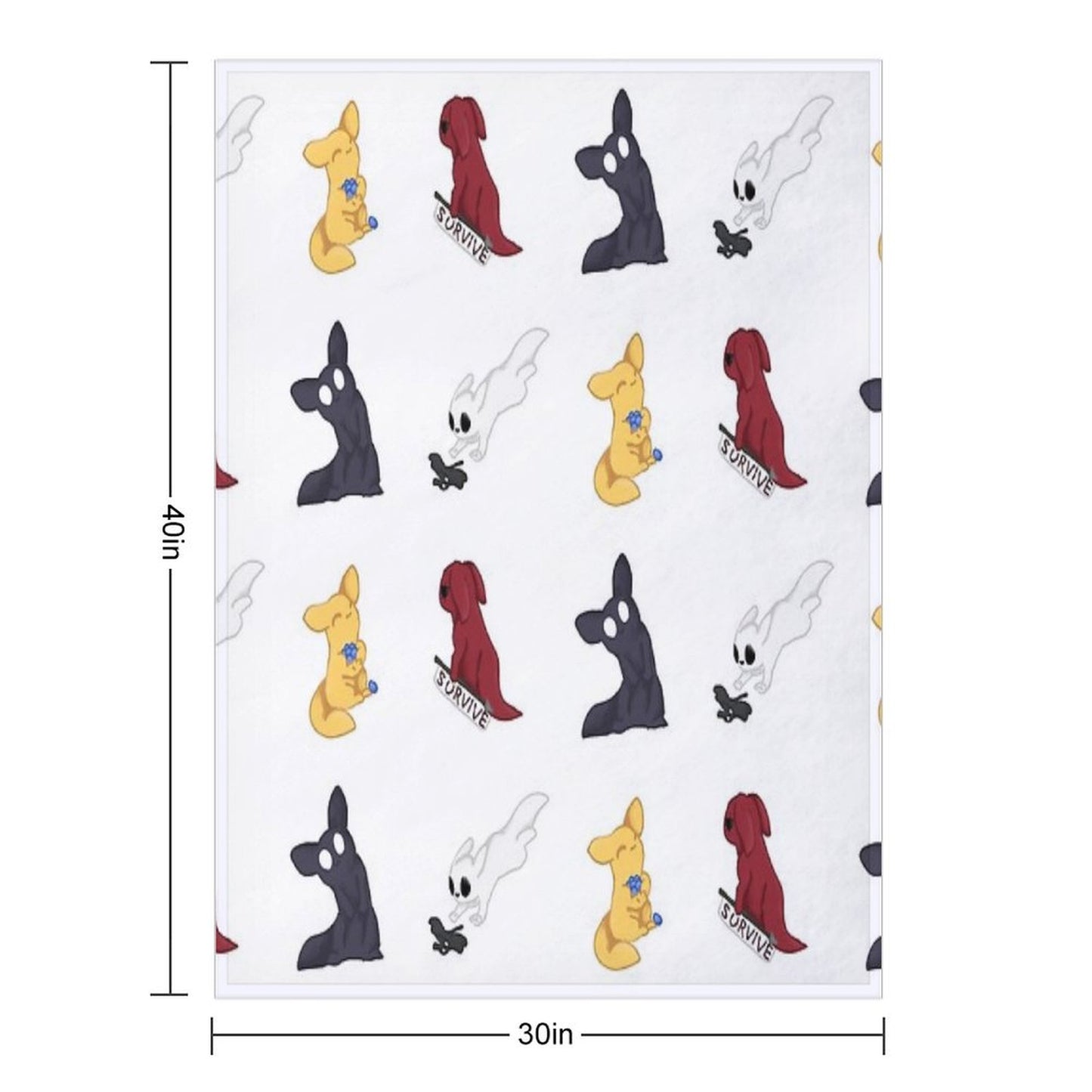 Rain World Slugcats Throw Blanket