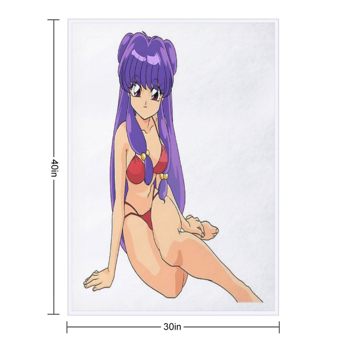 Rank 12 Shampoo Bikini Png HD Throw Blanket