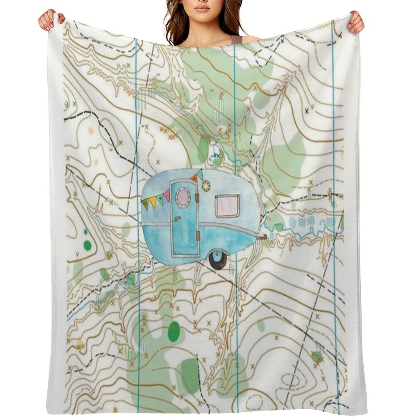 Camper Throw Blanket