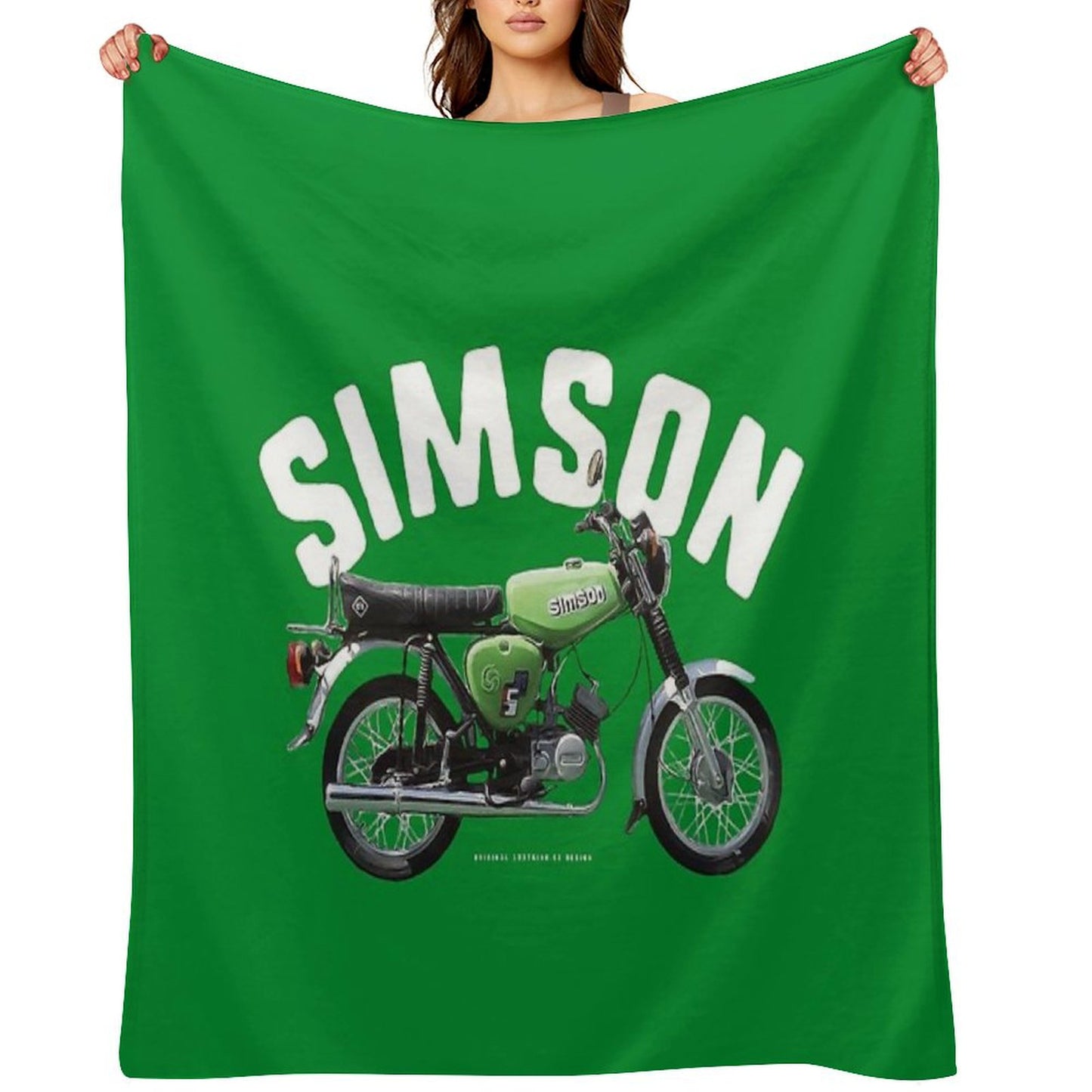 Simson S51 Elektronik Throw Blanket