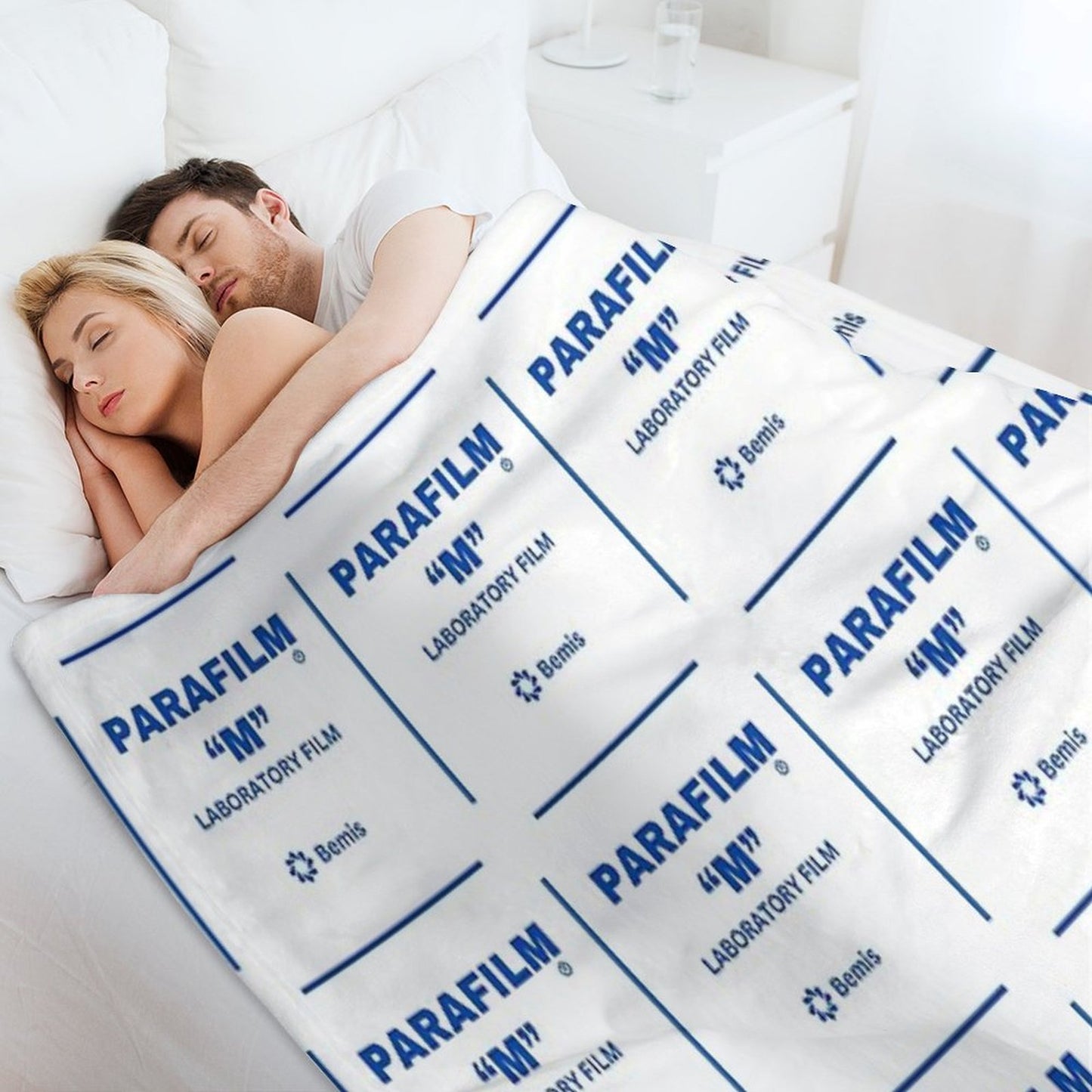Parafilm Lover Throw Blanket